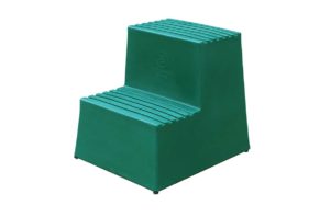 big double step in green